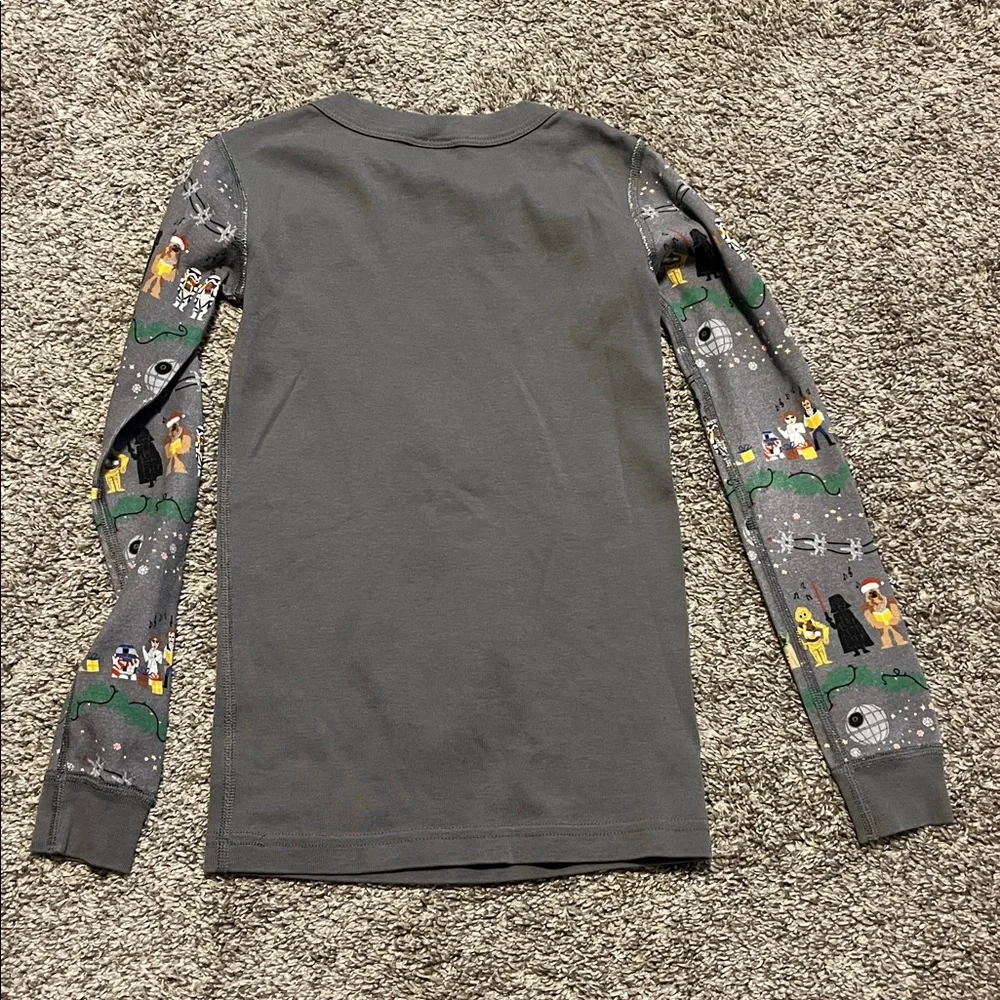 Hanna Andersson Kids‎ Gray Star Wars Two Piece Pajamas Size 8
